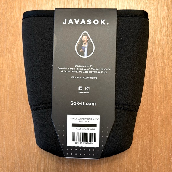 Sok It Java Sok Iced Coffee & Cold Soda Insulated Neoprene Cup Sleeve - Picture 2 of 3